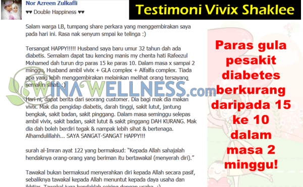 Anti-Aging, Awet Muda, Bertam, Kesihatan Badan, Kesihatan Kecantikan, Pengedar Shaklee Butterworth, pengedar shaklee kepala batas, Pengedar shaklee penang, pengedar shaklee sungai petani, Testimoni Kesihatan Badan, Testimoni Kesihatan Kecantikan, Testimoni Pengguna, Vivix Shaklee,Harga Vivix Shaklee