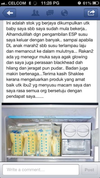 TESTIMONI SET MENYUSU SHAKLEE