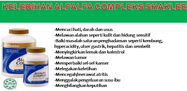 Kebaikan alfalfa complex ,Pengedar Shaklee kepala batas,shaklee bertam,shaklee sungai petani,shaklee bukit mertajam,shaklee butterworth,shaklee penang,shaklee kedah,shaklee utara,shaklee perak,shaklee nibong tebal,shaklee seberang perai,shaklee bertam,shaklee bertam putra ,shaklee bertam perdana,Shaklee prai,Shaklee penaga,Shaklee Bandar perda,shaklee indonesia ,shaklee taiwan,shaklee sabah,shaklee malaysia,shaklee penaga