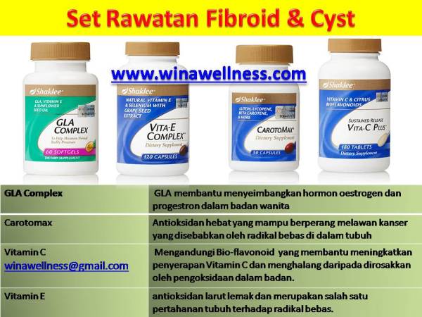 bahaya fibroid dan cyst Set  rawatan fibroid  dan cyst 