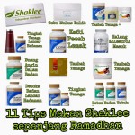 Jadual Supplement Shaklee Sepanjang Bulan Puasa