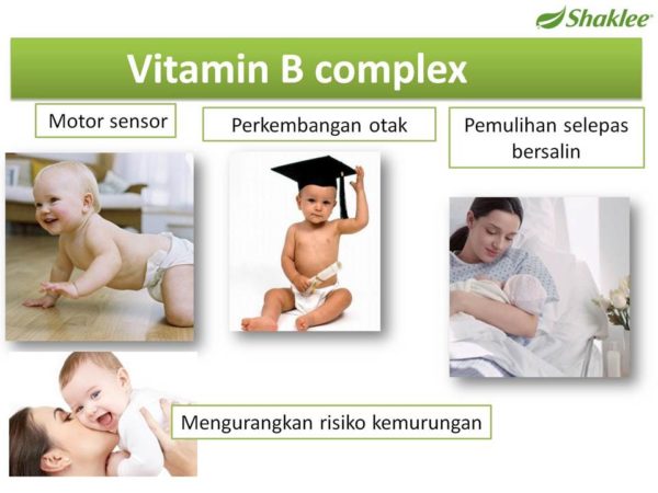 Bcomplex Shaklee penting untuk ibu mengandung