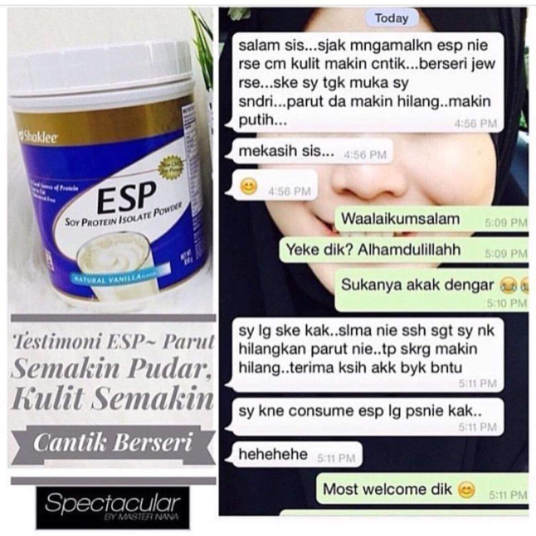 Testimoni ESP Hilangkan Parit Jerawat