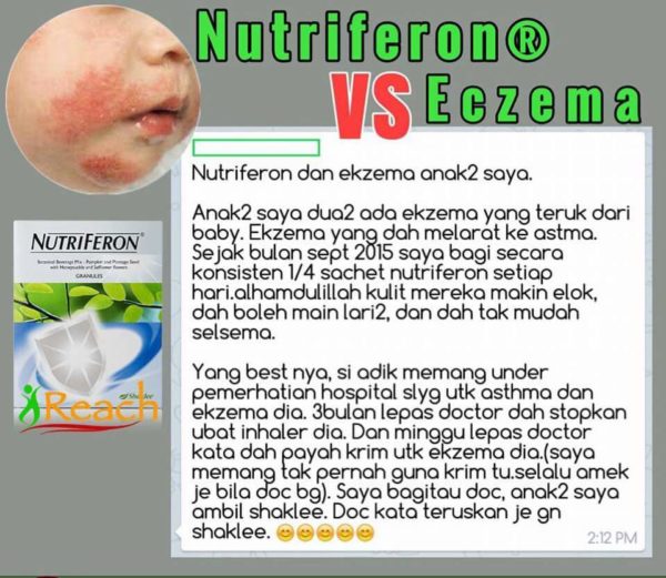 TESTIMONI NUTRIFERON UNTUK EKZEMA