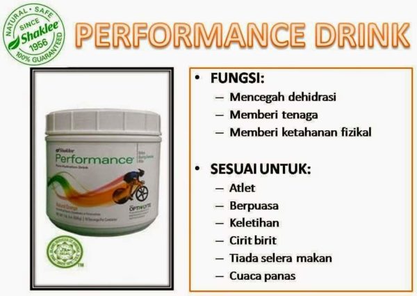 Performanace drink Shaklee 