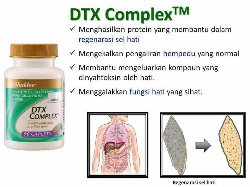 Pengedar Shaklee Kepala Batas:Detox Hati Dengan DTX Shaklee