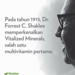 Shaklee Bertam :Siapa Dr. Forrest C Shaklee?