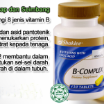 Shaklee Bertam:Apakah Fungsi Bcomplex