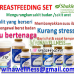 Cara makan yang betul set penyusuan Shaklee