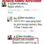 Testimoni Alfalfa Shaklee Merawat Keputihan 