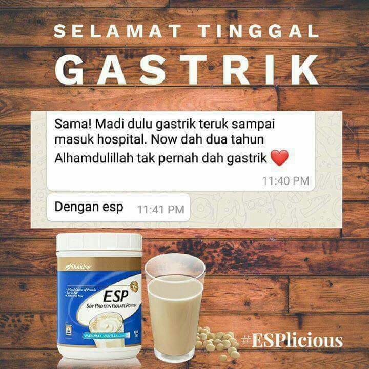 Testimoni Set Gastrik Shaklee