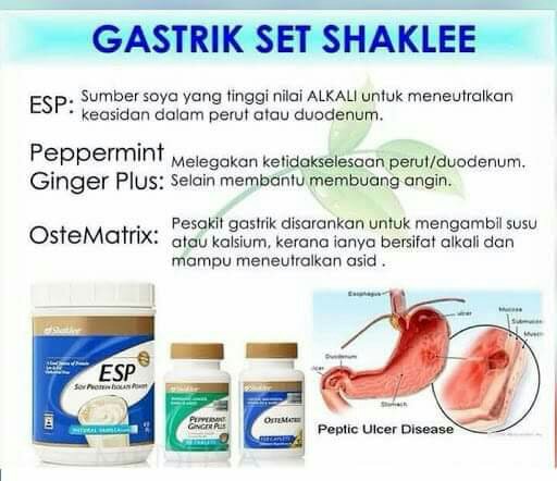 Image result for set shaklee untuk gastrik