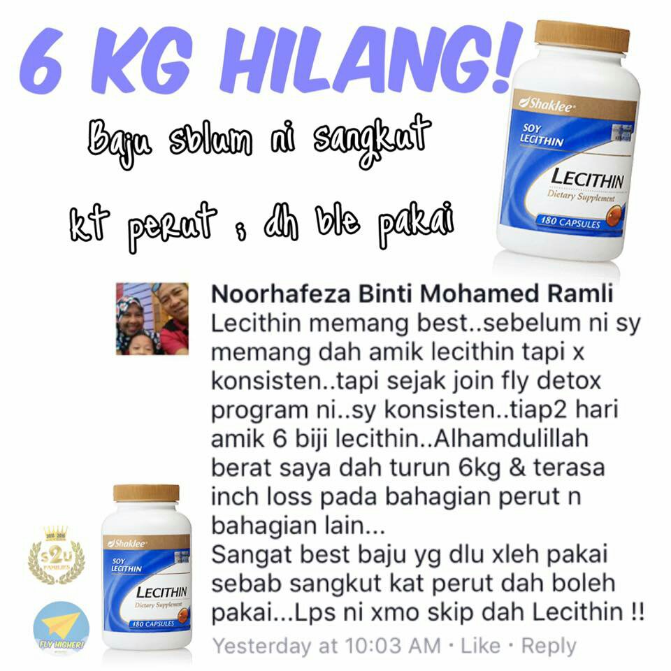 8 Kebaikan Lechitin ShakleeTestimoni Lechitin Shaklee