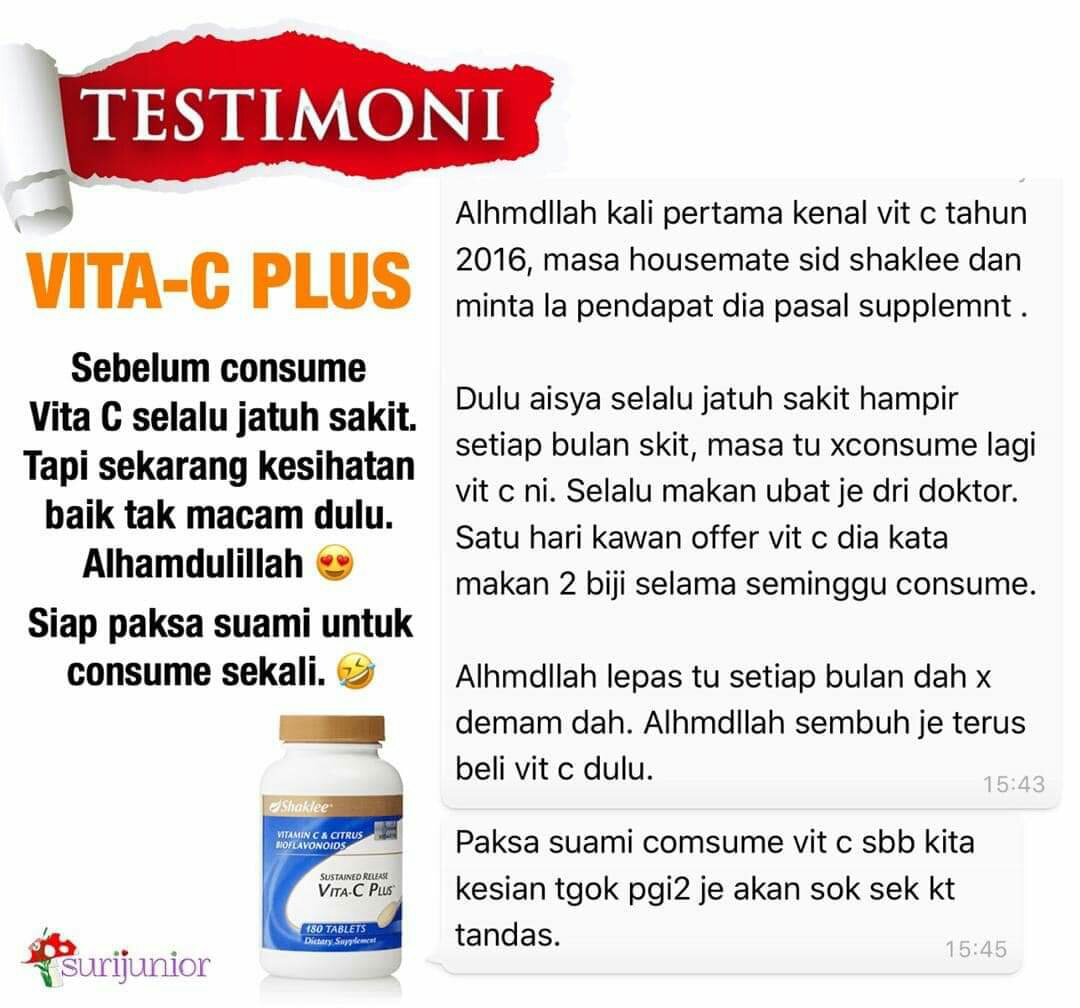 Tanda-Tanda Kekurangan Vitamin C-Pengedar Shaklee Penang