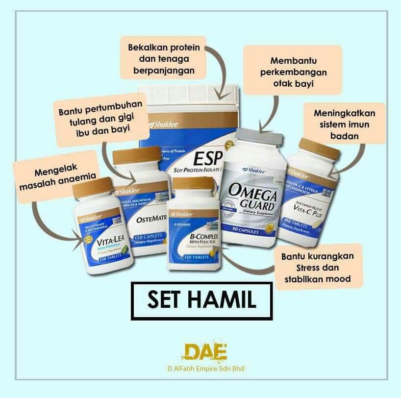 Set Hamil Paling Berkesan Shaklee-Shaklee Bertam,Kepala Batas