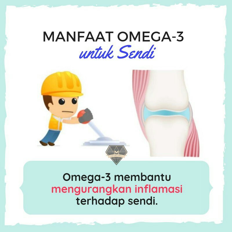 Omega Shaklee Paling Baik Untuk Kesihatan Sendi-Pengedar Shaklee Bertam Kepala Batas